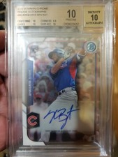 2015 Bowman Chrome Rookie Autographs Kris Bryant Rc BGS 10 Pristine Immaculate!