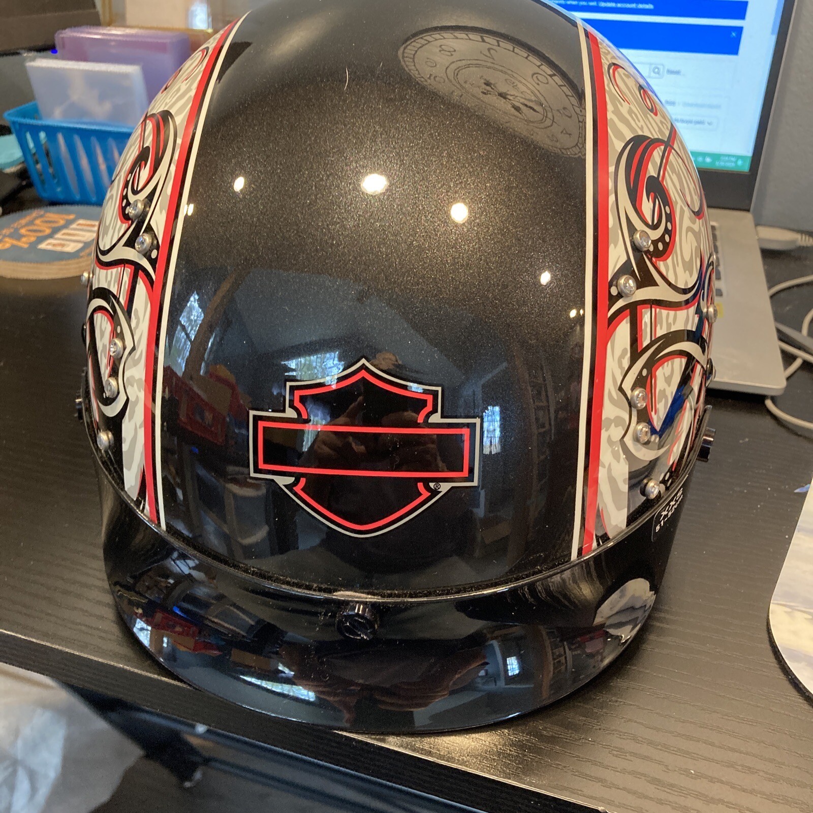 Female Hybrid Harley Davidson Half Helmet XXS5152 CM. Never Worn. eBay