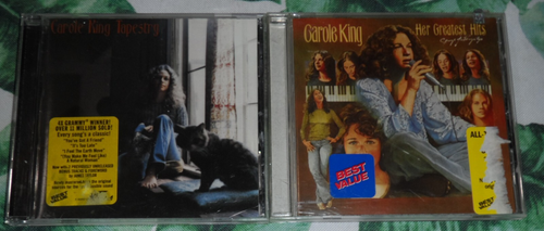 Lot de 2 CD Carole King ses plus grands succès / tapisserie
