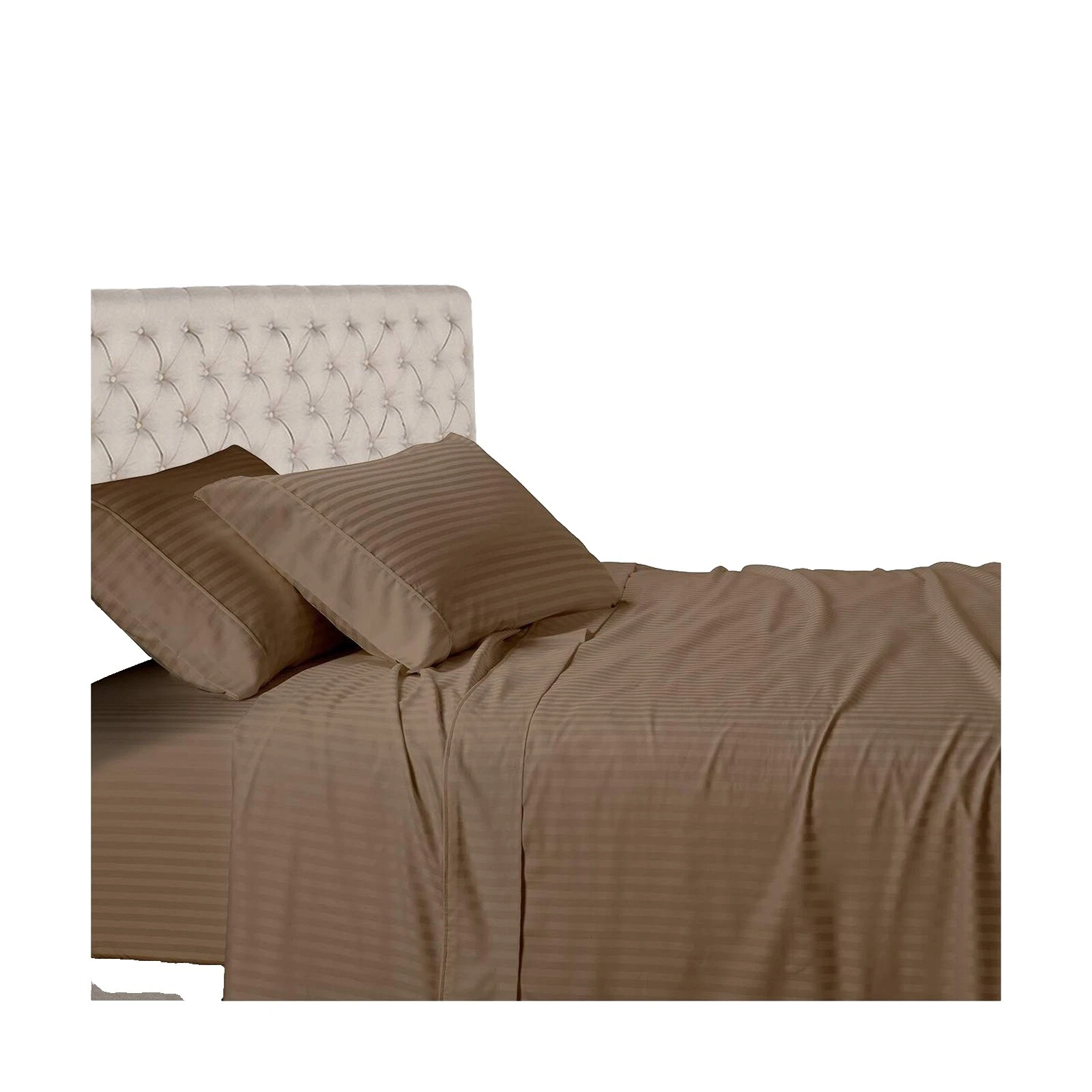 King Rayas Marrón Ropa de cama