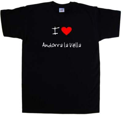 I Love Heart Andorra la Vella T-Shirt