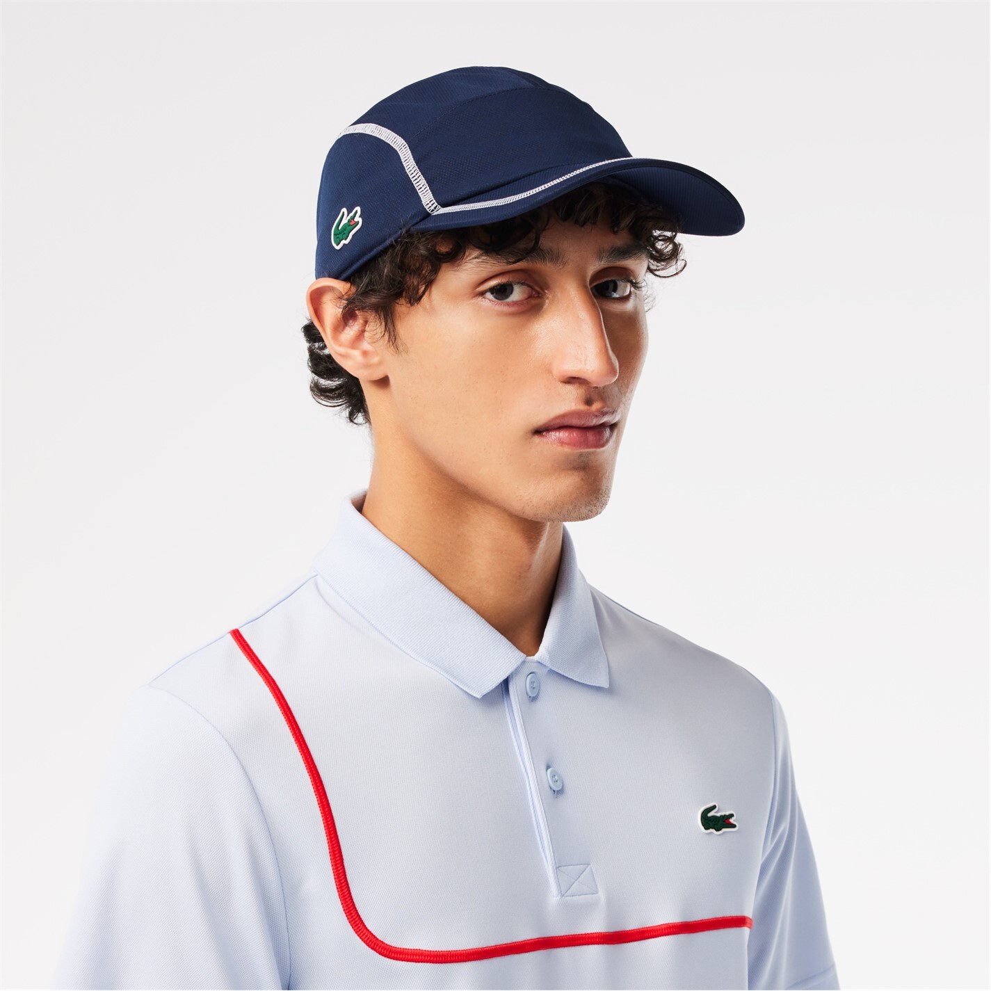 Черная кепка Lacoste Kids Colr