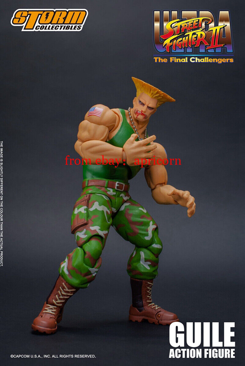 Storm Toys Street Fighter Guile Final Challengers 1:12 7 Action Figure  Official