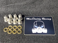 MacDaddy Racing Stainless Steel Head Nuts for Suzuki LT500 Quadzilla '88-'90