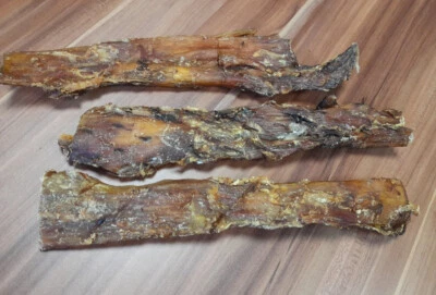 1 Kg RINDERNACKENSEHNEN XXL Kauartikel für große Hunde wie Kopfhaut kausnack24