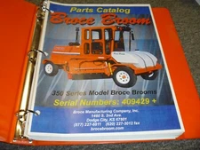 Broce 350 Series Construction Street Sweeper Parts Catalog Manual 409429-Up xz