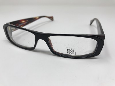 Face A Face Eyeglass Frame Pairs MUSES 3 55-14 Col 619 Havana Black NZ88