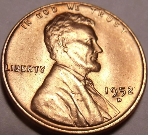 United States 1952-D Unc Lincoln Wheat Cent~Free Shipping