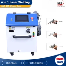 Raycus Peak 1500W 4 In 1 Fiber Laser Welding Cleaning Cutter Machine SUP23T Head