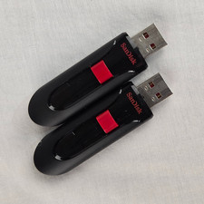 2x SanDisk Cruzer Glide USB Flash Drives USB 2.0