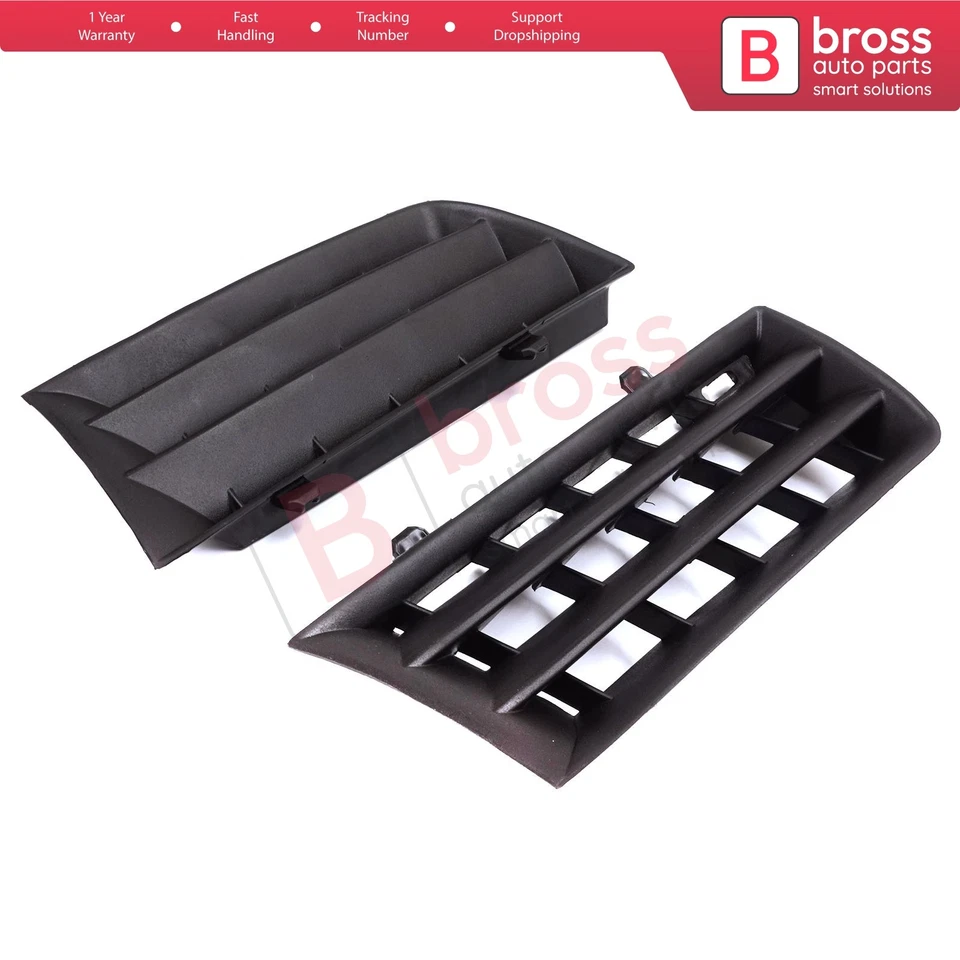 Panel de rejilla de ventilación de aire del parachoques delantero izquierdo derecho para Renault Megane MK2 2002-2006 Foto 4 de 4