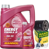 Mann ÖLfilter+Mannol 5W30 Passend FüR Toyota Yaris Avensis T22 25 Corolla E12