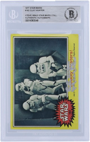 1977 Topps Star Wars #182 Deadly blasters! — AUTH (grade unconfirmed)