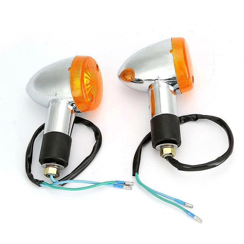 4x Motorcycle Turn Signals For Honda Shadow Sabre VT VF 700 750 1100 - Image 3 of 4