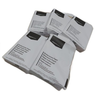 Amazon Basics Druckerpapier Bürobedarf DIN A4 80 Gramm pro Quadratmeter 2500 Bla
