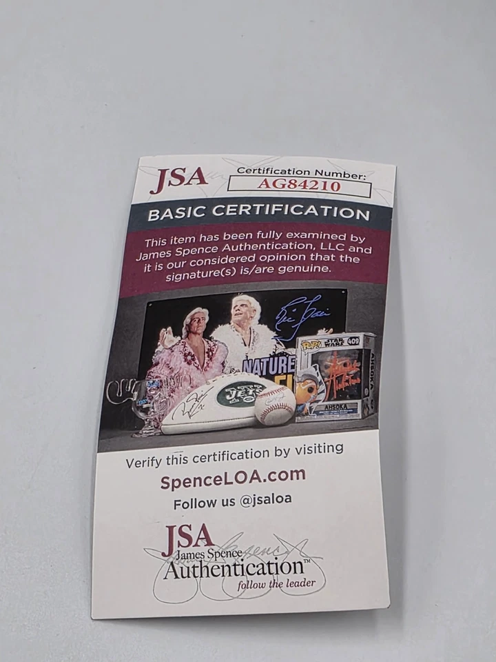 Joe Theismann Autographed/Signed Mini Helmet JSA Washington Commanders Salute - Image 4 of 4