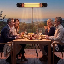 EverWarm Infrared Heater With Tripod Stand and Remote, Heat Adjustable