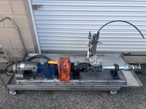 Cejco Sew Baldor Moyno 1HP Motorized Progressive Cavity Pump Cart