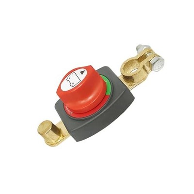 Battery Disconnect Switch Battery Cut Off Switch, 12V-48V,Negative Top Post
