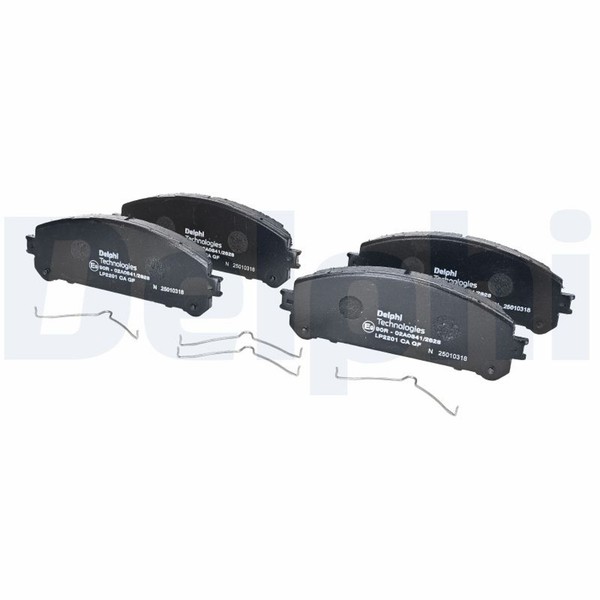 Delphi Bremsbelagsatz Scheibenbremse LP2201 FüR Toyota ES RX Camry NX RAV Lexus-image