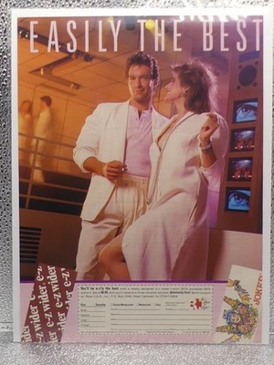 Vintage E-Z Wider T-Shirts Easily The Best 1986 Print Advertising Full Page Ad