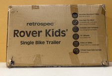 Retrospec Rover Kids Bicycle Trailer Single  Double Passenger Children Foldable