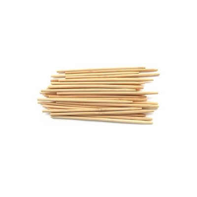 Bamboo Semi Point Food Skewer 6.5 Inch 6mm Thick 1000 Pieces