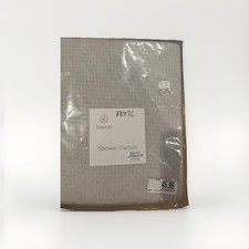 Haven Dia Mtlsse Organic Cotton Shower Curtain in Lunar Rock 54  X 80  