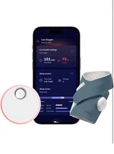 Owlet Dream Sock Baby Monitor Blue Factory Sealed - Live Pulse-Heart Rate-Oxygen