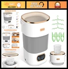 Compact Portable Washing Machine 16L Mini Washer & Spin-Dryer for Travel, RV, Do