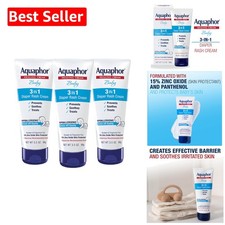 Pack of 3 Zinc Oxide Baby Diaper Rash Cream - Quick Relief for Irritated Skin