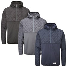 Stuburt Herren Evolution-Tech Hoodie Padded Half Zip Hybrid Jacke Golf Top