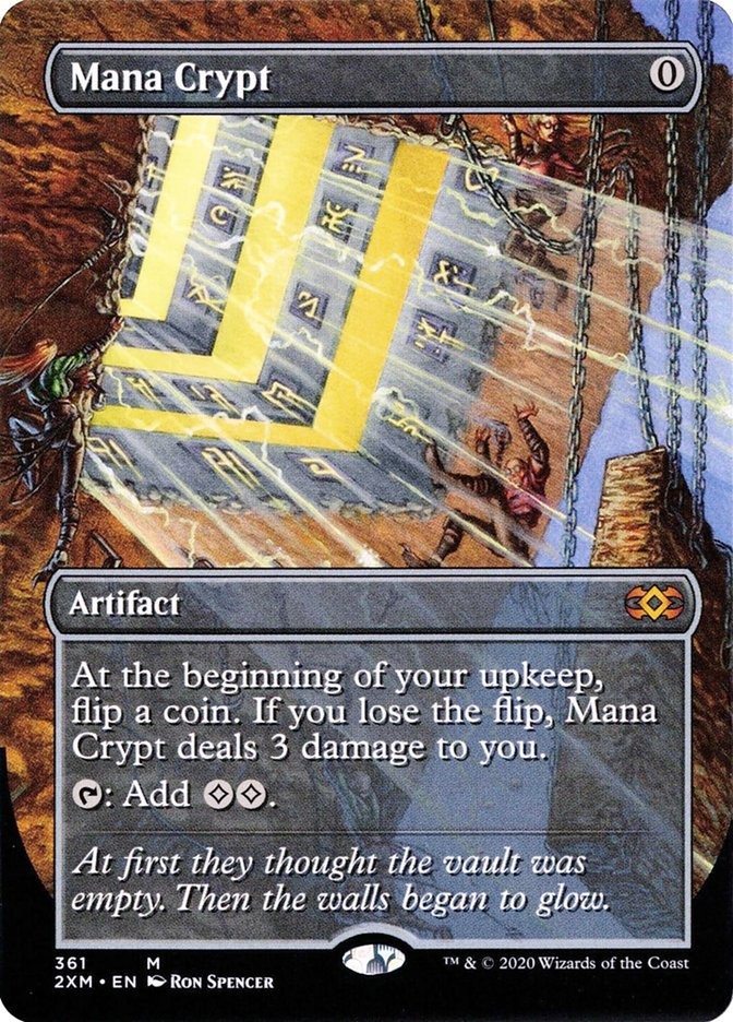 MTG Mana Crypt Borderless - Double Masters #361
