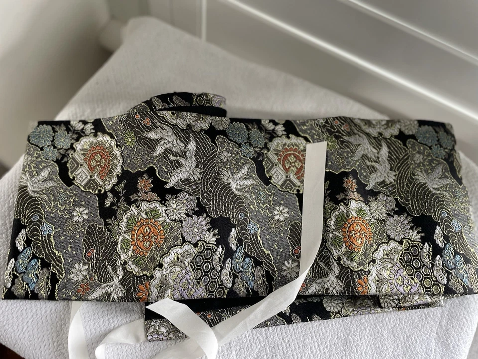 Geisha Sash Kimono Obi Belt Floral Waistband Japan New - image 3 of 4