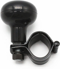 Universal Black Auto Heavy Duty Suicide Knob Car Steering Wheel Spinner Handle