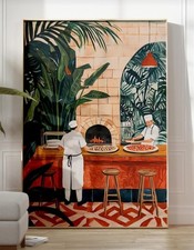 Pizza Art Poster Print Etsy