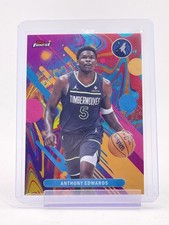 ANTHONY EDWARDS 2025-26 TOPPS FINEST OIL SPILL COMMON #63 TIMBERWOLVES B Q4193