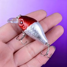 🎣 Heavy-Duty Rocker Minnow Lure Large-Eye Pike / Perch / Trout Fishing Bait