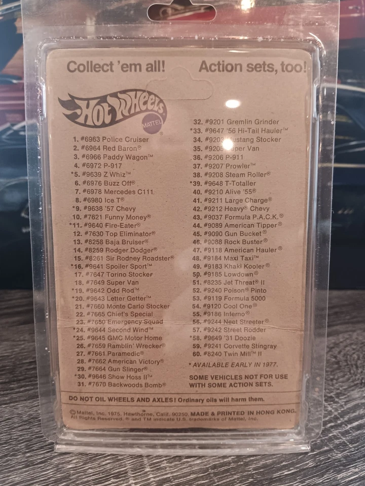 HOT WHEELS VINTAGE FLYING COLORS Z-Whiz Non-Redline Hong Kong  Unpunched - Image 3 of 3