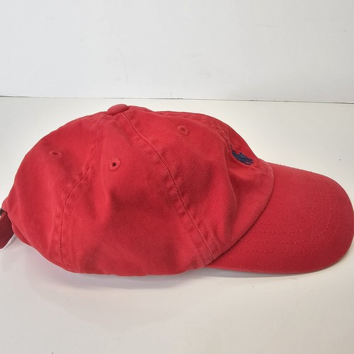 Polo Ralph Lauren Hat Cap Youth Boys Strapback Red Low Profile Streetwear Logo - Picture 4 of 12