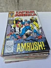 Lot 22 Vtg Marvel Captain America Comic Books 1 Owner No Duplicates