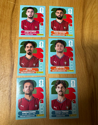 Panini FIFA World Cup 2026 Sticker 6er Set Portugal  
