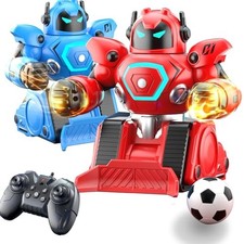OBEST Remote Control Fighting Robots Set of 2, RC Ejecting Battle Robot with ...