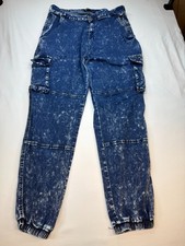 American Basi Women's Jeans RJJ3568P Cargo Pocket High Rise Size 2X