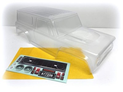 ABSIMA PC Crawler Karosserie ''Bronco Style'' transparent/unlackiert (313mm) / 241