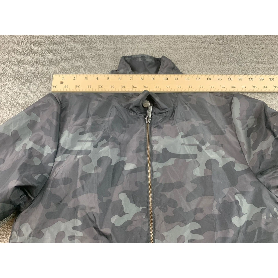 Chaqueta Sanctuary Para Mujer Gris Medio Bombardero Anorak Camuflaje Cortavientos Camuflaje Foto 4 de 4
