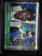 2025 Topps Chrome Platinum Willie Stargell Speckle Refractor /150 Card #421