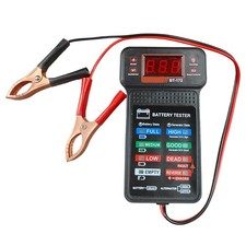 12V Car Battery Tester Voltmeter Alternator Tester w/ LED Indicator LCD Display