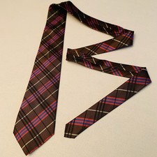 Burberry Mens Neck Tie 100% Silk Hand Made Br...