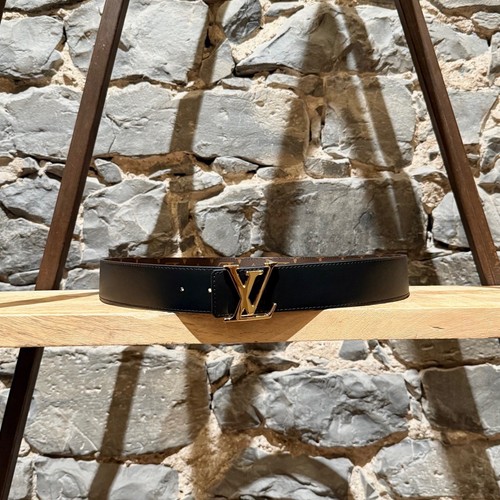 Louis Vuitton Initiales Monogram Macassar Black Reversible 40mm Belt - 150cm - Picture 6 of 14